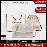 CinvaiKrose官网包包女包2025年款斜挎包女士单肩小方包生日520送女朋友礼物 CK女包-灰色【送老婆女生实用】