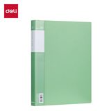 得力（deli）A4/40页资料册文件收纳册插页袋学生试卷收纳袋奖状收集册 办公用品文件保护 绿色