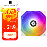 Thermalright(利民)  TL-C12CW-S  白色argb12cm机箱风扇 幻彩风扇ARGB 4PIN PWM调速风扇