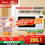美的（Midea）变频小清新微波炉 液晶屏幕 磨砂面板 小型20L家用 匠心工艺（PM2002）