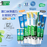 好来(原黑人)热销榜双重薄荷2合1超白去烟渍去口气美白牙膏880g