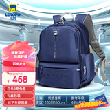 letopo乐同书包人体工学儿童护脊减负减压书包 小学生双肩简约轻便分层 中童4-6年级 | 棕蓝色