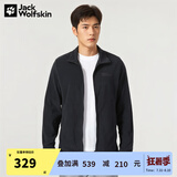 Jack Wolfskin狼爪抓绒衣男秋冬款户外抓绒外套防风保暖加厚抓绒内胆5032751 5032751-6000/黑色 3XL 185/112A