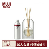 无印良品（MUJI）【设计师系列】【室内芳香油】室内芳香油套装 无火藤条香薰香氛 圆形 野玫