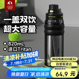特美刻（TOMIC）夏季水杯运动水壶塑料杯tritan学生学校户外水杯吸管男