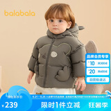 巴拉巴拉宝宝羽绒服男童外套女童秋冬装2025婴儿衣服动物造型209425107206