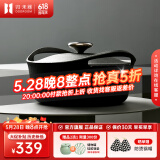 归.禾器 24CM植物油铸铁锅炖锅家用无涂层铁锅双耳平底汤锅电磁炉通用 植物油炖锅 24cm