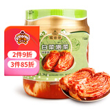 富爸爸 白菜泡菜1300g/瓶 颗状未切 韩式辣白菜泡菜  