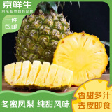 京鲜生 海南冬蜜凤梨 净重2.8斤单果650g 新鲜水果青皮菠萝生鲜源头直发