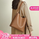 viney包包女包牛皮水桶包大容量单肩斜挎托特包生日520送女友礼物老婆