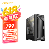 安钛克（Antec）Performance1 FT 初星 玻璃侧透 全塔机箱 Type-C 配4把PWM风扇 4090显卡