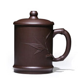荆邑紫砂杯子茶杯大号水杯全手工男女功夫茶具茶杯套装紫砂茶壶宜兴礼品泡茶节节高升