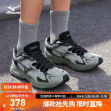 美津浓（MIZUNO）男女跑步运动鞋 缓震透气 网面拼接 反光标识 RACER S