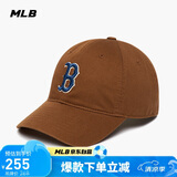 MLB帽子男女软顶棒球帽虞书欣明星同款运动鸭舌帽3ACP6601N-43BRD-F