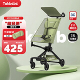 TAKBEBE 塔克贝贝婴儿推车遛娃神器儿童手推车轻便可折叠高景观口袋推车T12绿色
