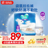 帮宝适一级帮袋鼠裤拉拉裤XXXL码22+2片 尿不湿 婴儿夜用夏季超薄