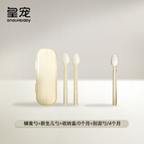 宝宝水果刮泥勺新生婴儿吃米糊硅胶软勺辅食勺子组合装