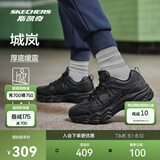斯凯奇城岚|男鞋夏季户外登山徒步鞋舒适复古运动休闲鞋237692