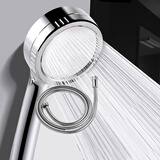 九牧（JOMOO）花洒软管不锈钢双扣防缠绕淋浴软管浴室可伸缩水管淋雨喷头软管 增压花洒喷头+花洒软管（1.5米）