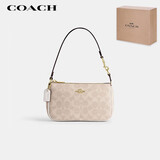 蔻驰（COACH）【品牌直供】女士NOLITA小号手提手拿包腋下包麻将包人造革