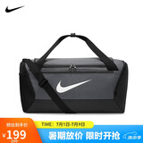 耐克NIKE男女通款斜挎包 BRSLA S DUFF 休闲包DM3976-068黑/灰 MISC