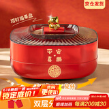 彩致（CAIZHI）干果盘新年果盘水果盘零食盘糖果盒客厅坚果收纳盒双层 CZ6641