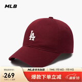 MLB帽子男女软顶棒球帽虞书欣明星同款运动鸭舌帽3ACP7701N-07WIS-F