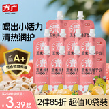 方广 玉米须柚子饮四神汤儿童健康养胃果汁饮料夏天解暑100g*10袋