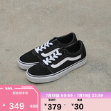 VANS范斯官方 线上专售Ward黑色个性街头复古百搭女鞋板鞋 黑色 38 