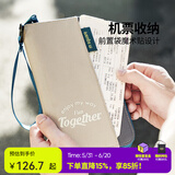 M Square护照夹机场证件包收纳旅行机票保护套卡包袋多功能便携旅行用品 【升级款】巨石灰
