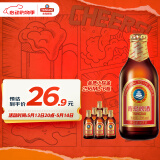 青岛啤酒（TsingTao）精酿系列 金质小棕金低温酿造296ml*6瓶 尝鲜装