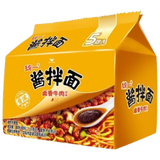 统一酱拌面 卤香牛肉风味 袋装 110*5 五连包干拌面方便面