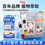 Bigen美源宣若 发采快速黑发霜 160g（天然棕 884s）国产加量 植萃盖白