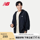 NEW BALANCE 外套男款休闲百搭户外时尚舒适潮流卫衣MJ41501 BK XL