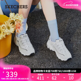 斯凯奇（Skechers）520送女友小白熊女鞋夏季厚底增高老爹鞋熊猫鞋休闲鞋99999863