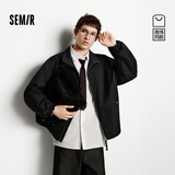 森马（Semir）外套男款宽松立领夹克青年质感秋冬上衣时尚简约109725108114