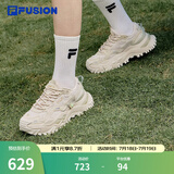 FILA FUSION斐乐女鞋BIANCO老爹鞋季新款硬糖鞋休闲鞋厚底运动鞋女 夏威夷果黄-MS 38