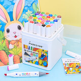 马可（MARCO）可水洗马克笔36色双头水彩笔画笔学生美术记号笔文具手绘画礼物学生文具开学礼水彩笔美育