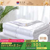 富安娜被子夏凉被夏季空调被可机洗抑菌夏被双人薄被芯2.5斤203×229cm 
