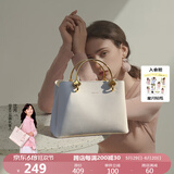 纽芝兰（NUCELLE）包包女款2025年凯莉包红色娘婚包大容量手提单肩斜挎包生日礼物