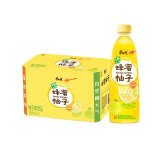 康师傅 蜂蜜柚子 水果味饮料 轻养果荟量贩整箱装 500ml*15瓶