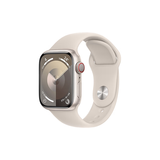 Apple/苹果 Watch Series 9 智能手表GPS+蜂窝款41毫米星光色铝金属表壳星光色运动型表带M/L MRJF3CH/A
