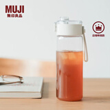 无印良品（MUJI） 共聚酯 便携水杯 杯子 Tritan 外出 附提手 550ml