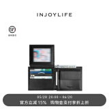 INJOYLIFE男士钱包新款头层牛皮短款钱夹相片位大容量零钱包情人节礼物 黑色