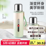 贝瑟斯小钢炮保温杯家居馆男女生不锈钢泡茶带盖茶水分离杯子绿色550ml