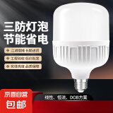 【护眼LED】户外超亮白光防水防潮防尘露营灯大功率球泡灯家用 10W白光【E27螺口】1个
