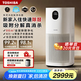 东芝（TOSHIBA）大白梨空气净化器除甲醛过敏源等离子消杀病毒细菌医护级卫健委备案家用【国家补贴】