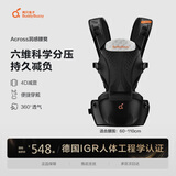 两只兔子Buddy BuzzyAcross洞感腰凳轻便两片式背带减震护腰透气多功能抱娃神器