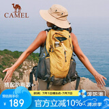 骆驼（CAMEL）山栖登山包户外专业背包男女运动双肩包大容量轻便徒步驼黄
