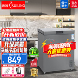 穗凌（SUILING）冰柜商用大容量卧式单温冷冻柜海鲜肉类速冻柜节能顶开门冷柜家用小型冷藏柜 100升长52厘米新款减霜80%